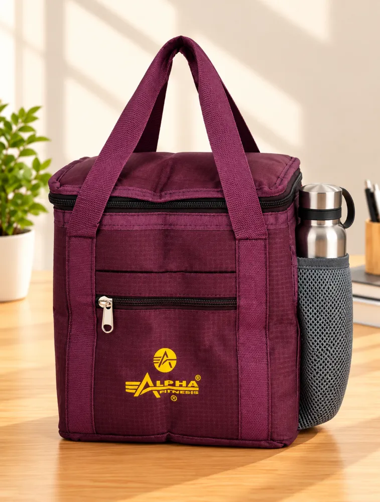 Wine Alpha Nemesis Square Smart Carry Lunch Bag