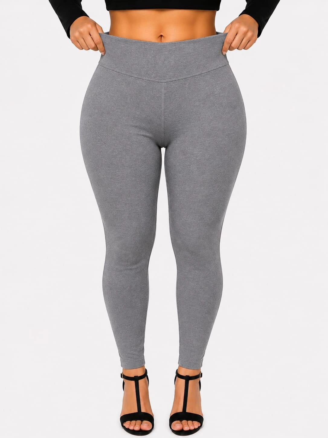 Grey Womens Tummy Tucker Jegging