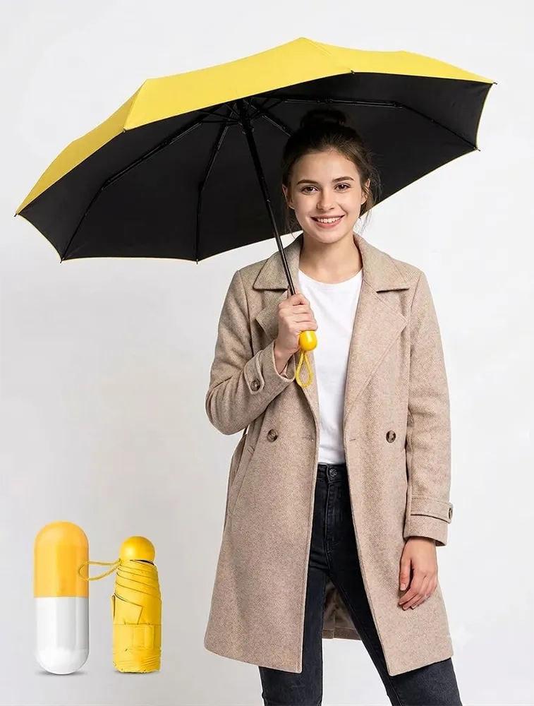 Yellow Classic Capsule Umbrella  
