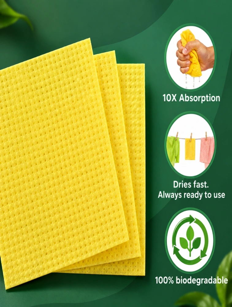  Yellow GamiCare Sponge Wipe 