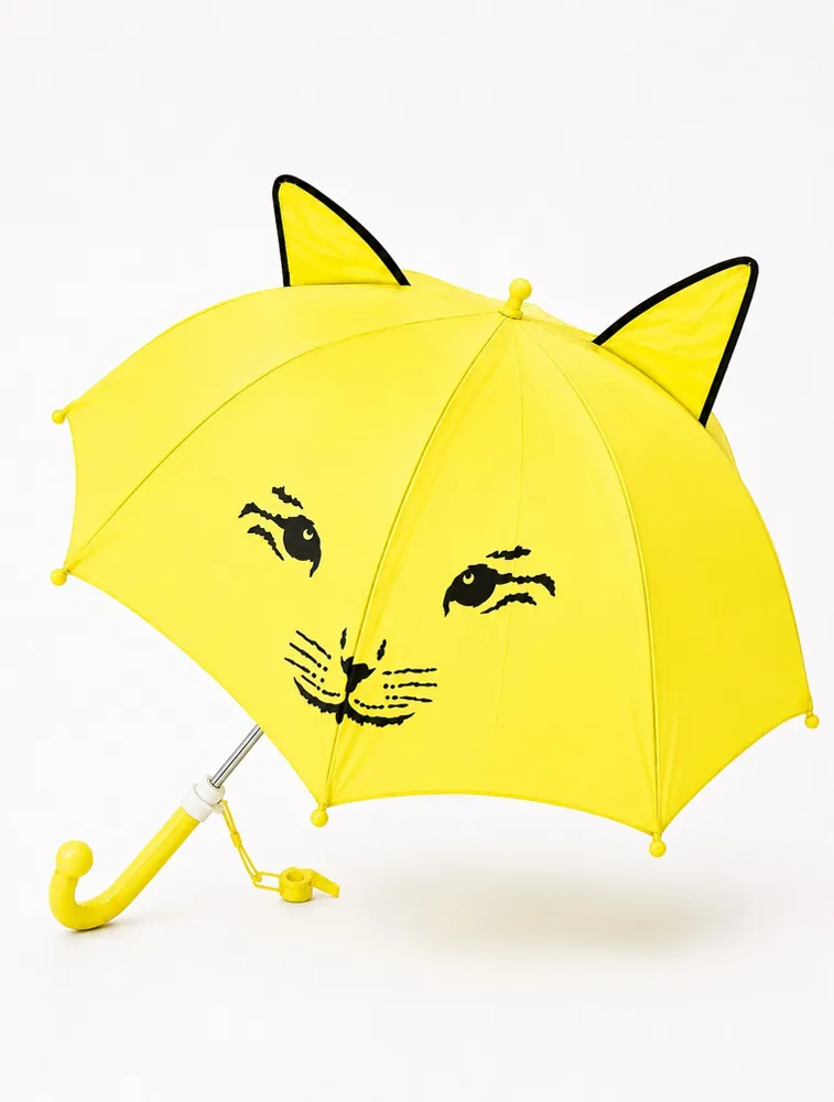 Yellow Kids Cartoon Umbrella