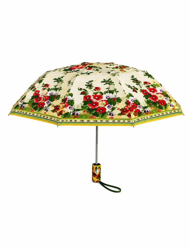 Yellow Summer Meadow Bloom Floral Compact Umbrella — bulk from ₹275
