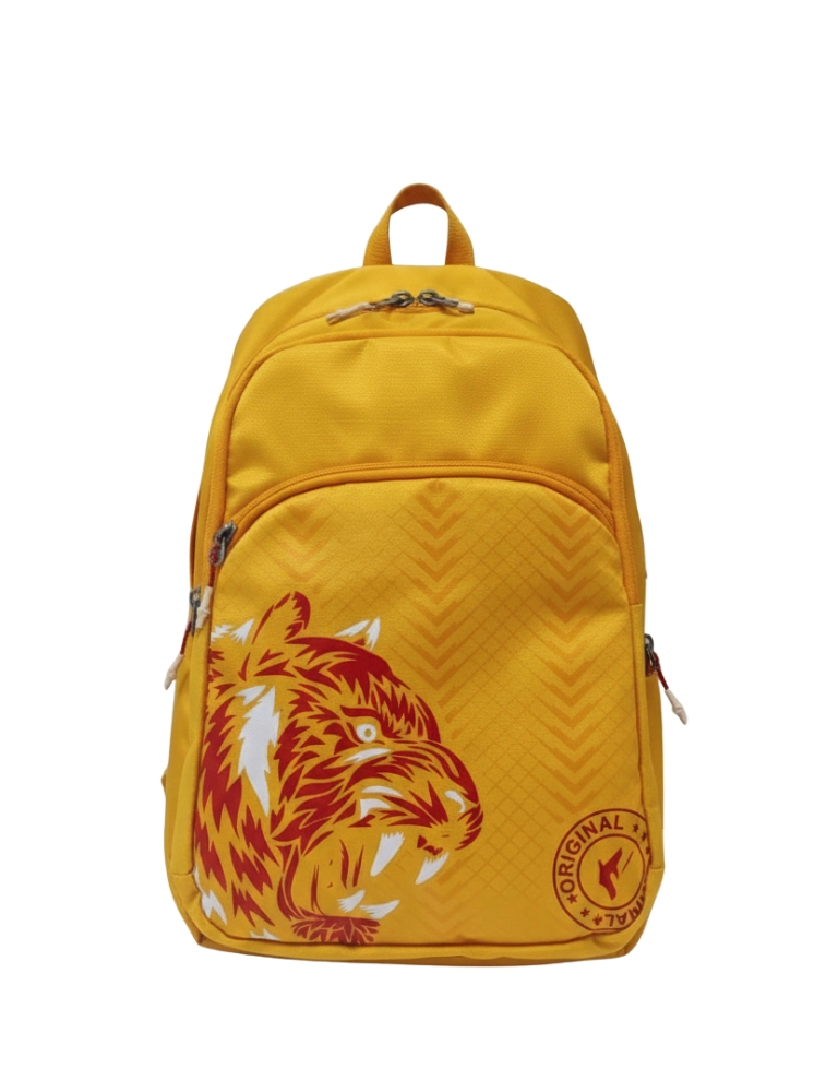Yellow WildClaw 25L Multi Compartment Student Backpack