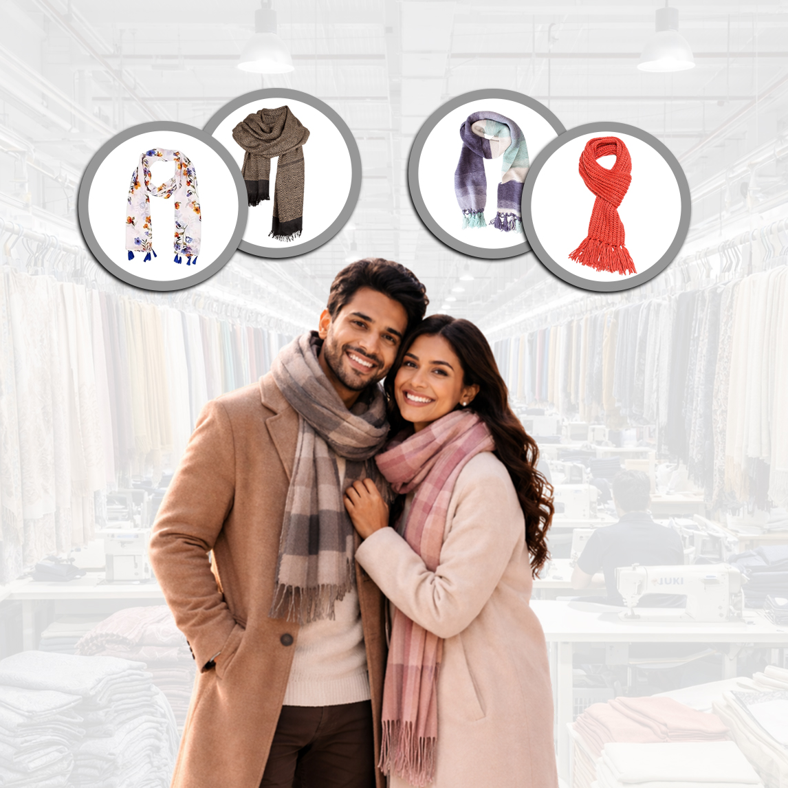 Scarves, Stoles & Wraps in bulk