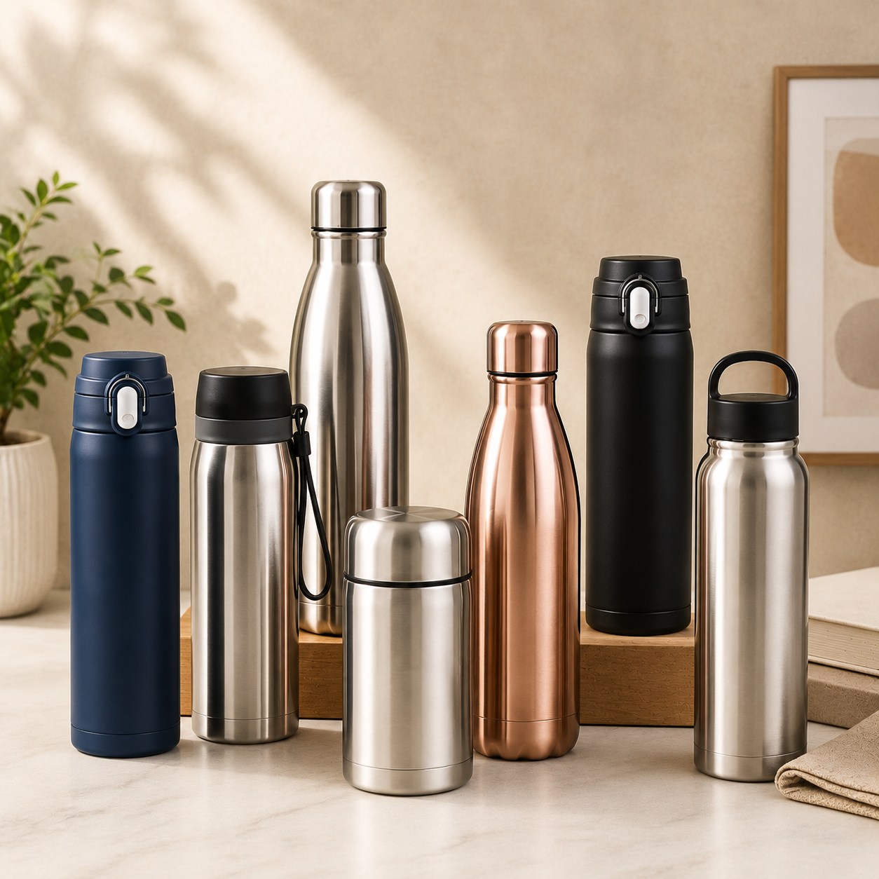 Flasks in bulk