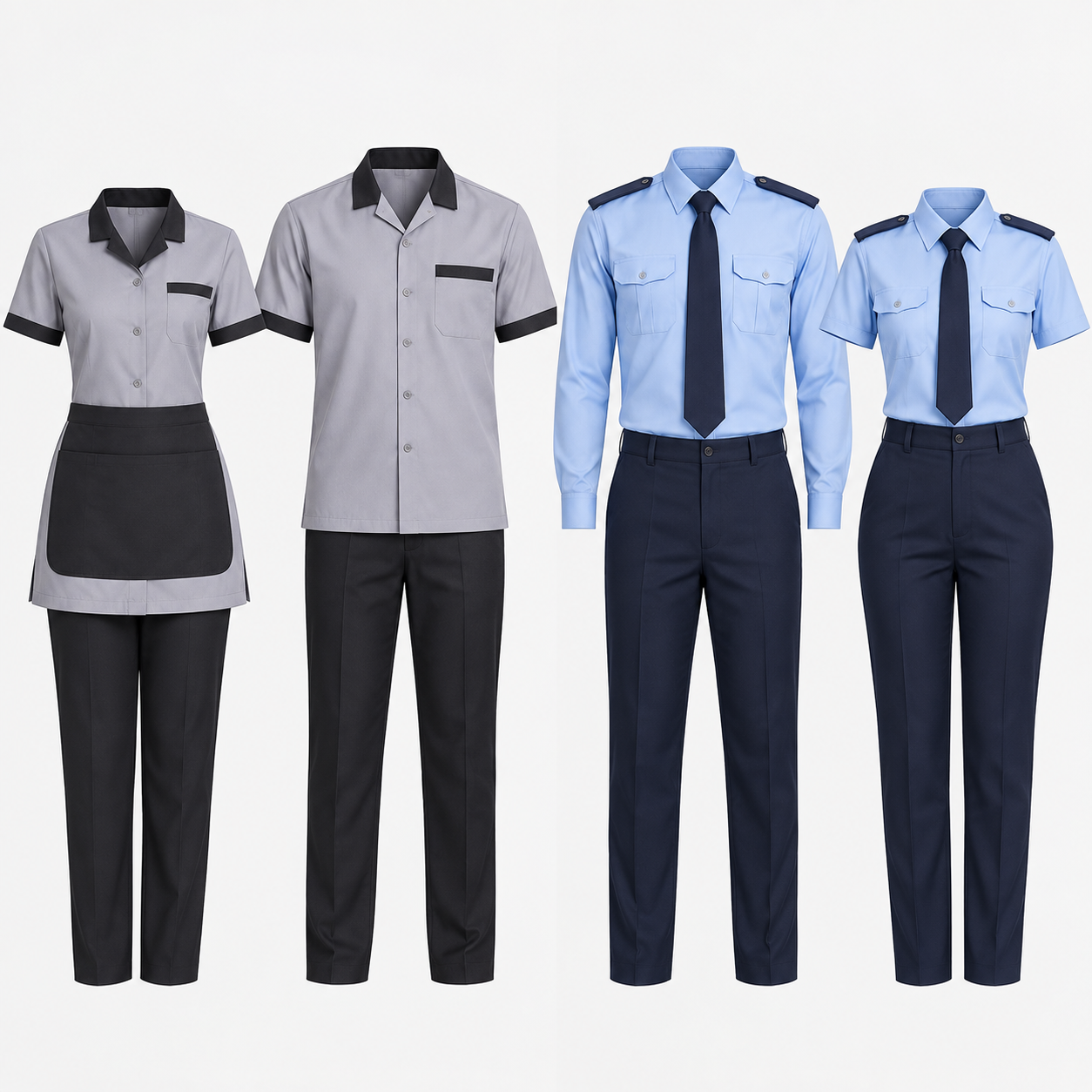 Security & housekeeping uniforms in bulk