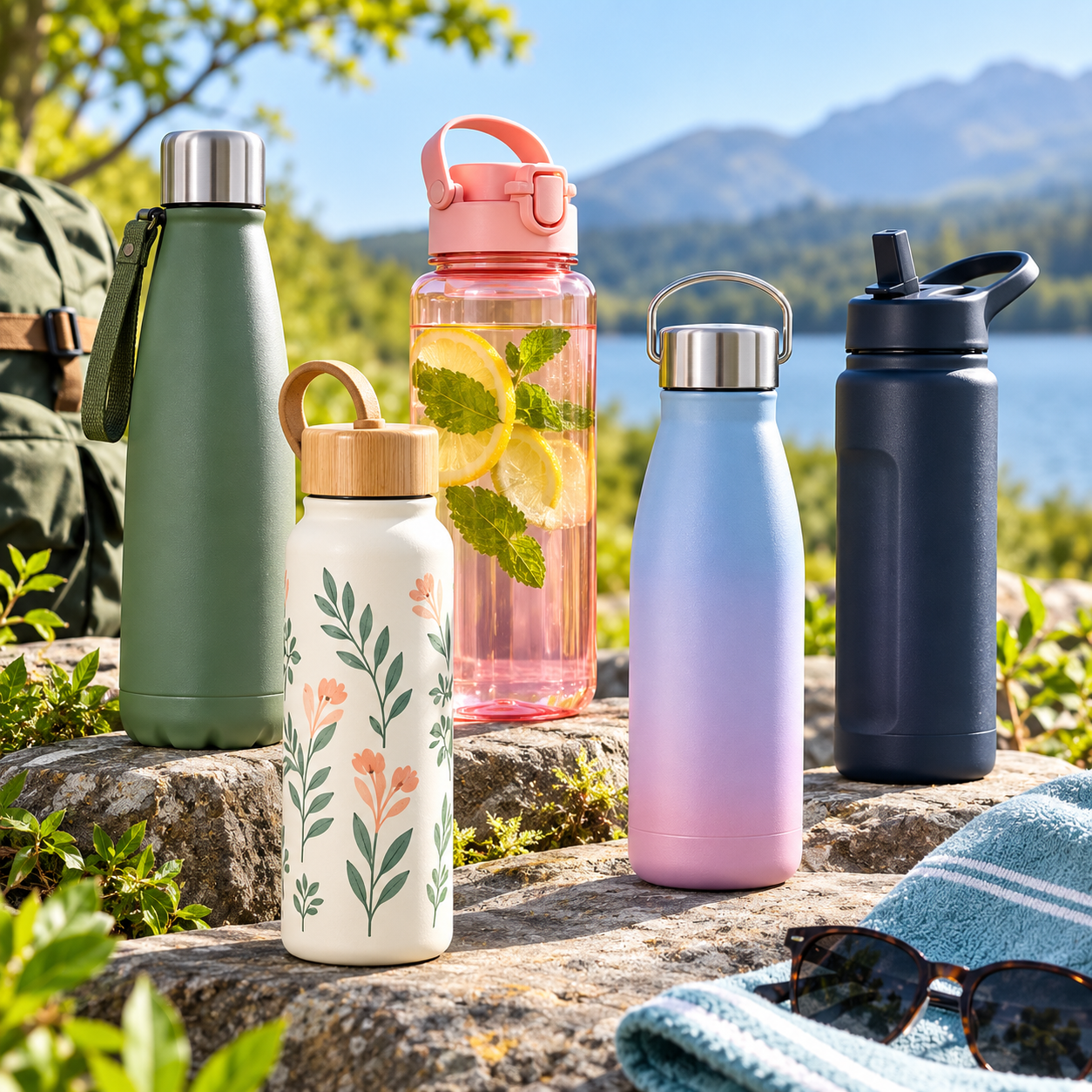 Custom Water Bottles Wholesale
