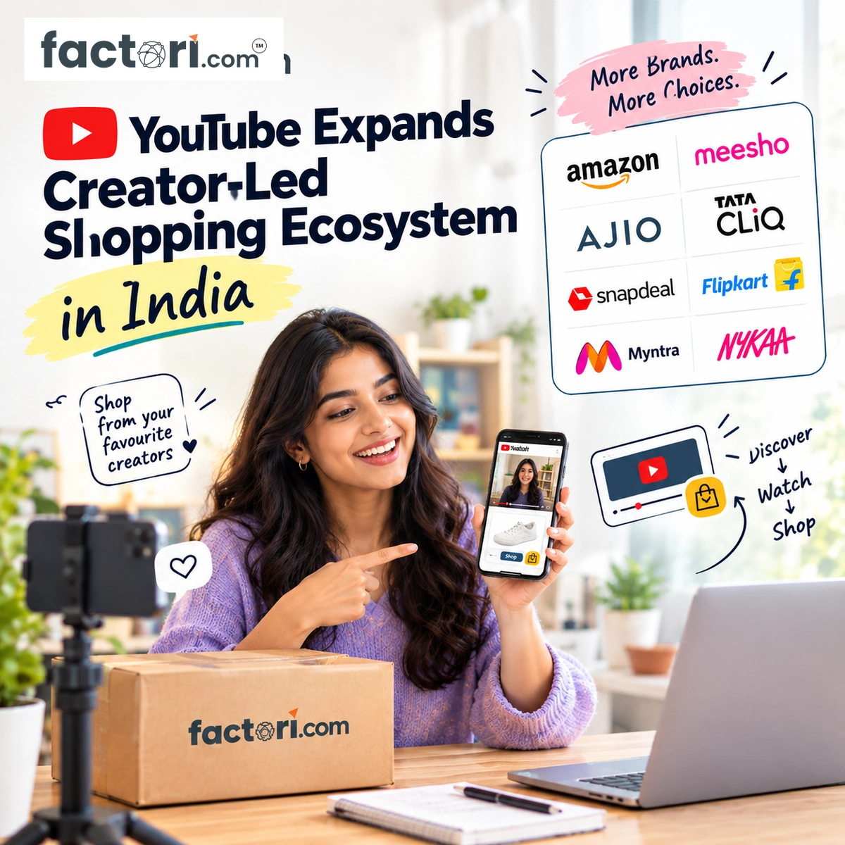 YouTube Expands Creator-Led Shopping Ecosystem in India_news